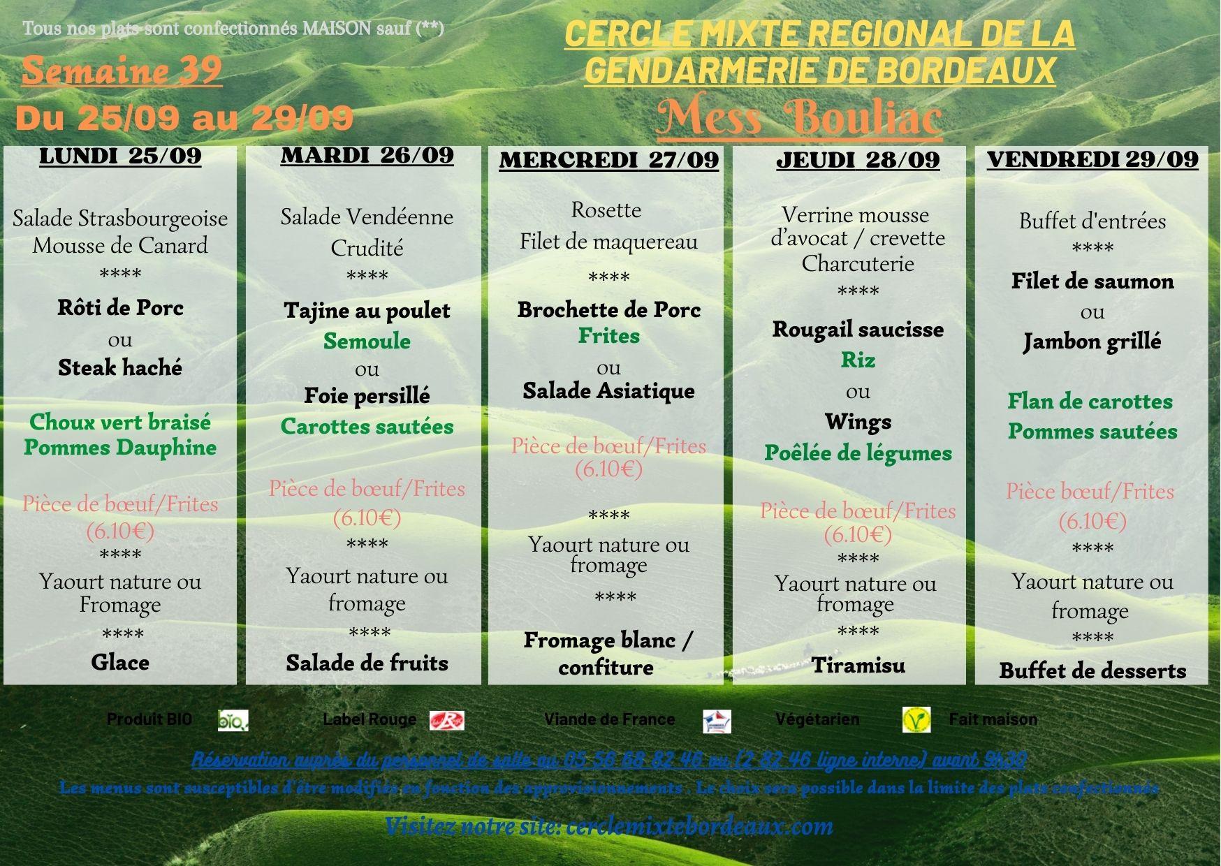 Semaine 39